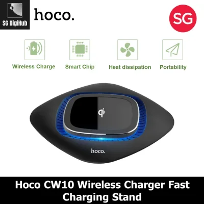 Hoco CW10 Wireless Charger Fast Charging for Pro Max/XR/XS Max/XS/X/8 iPhone 11/11 , Samsung Galaxy S10/S9/Note9/Note 8 etc.
