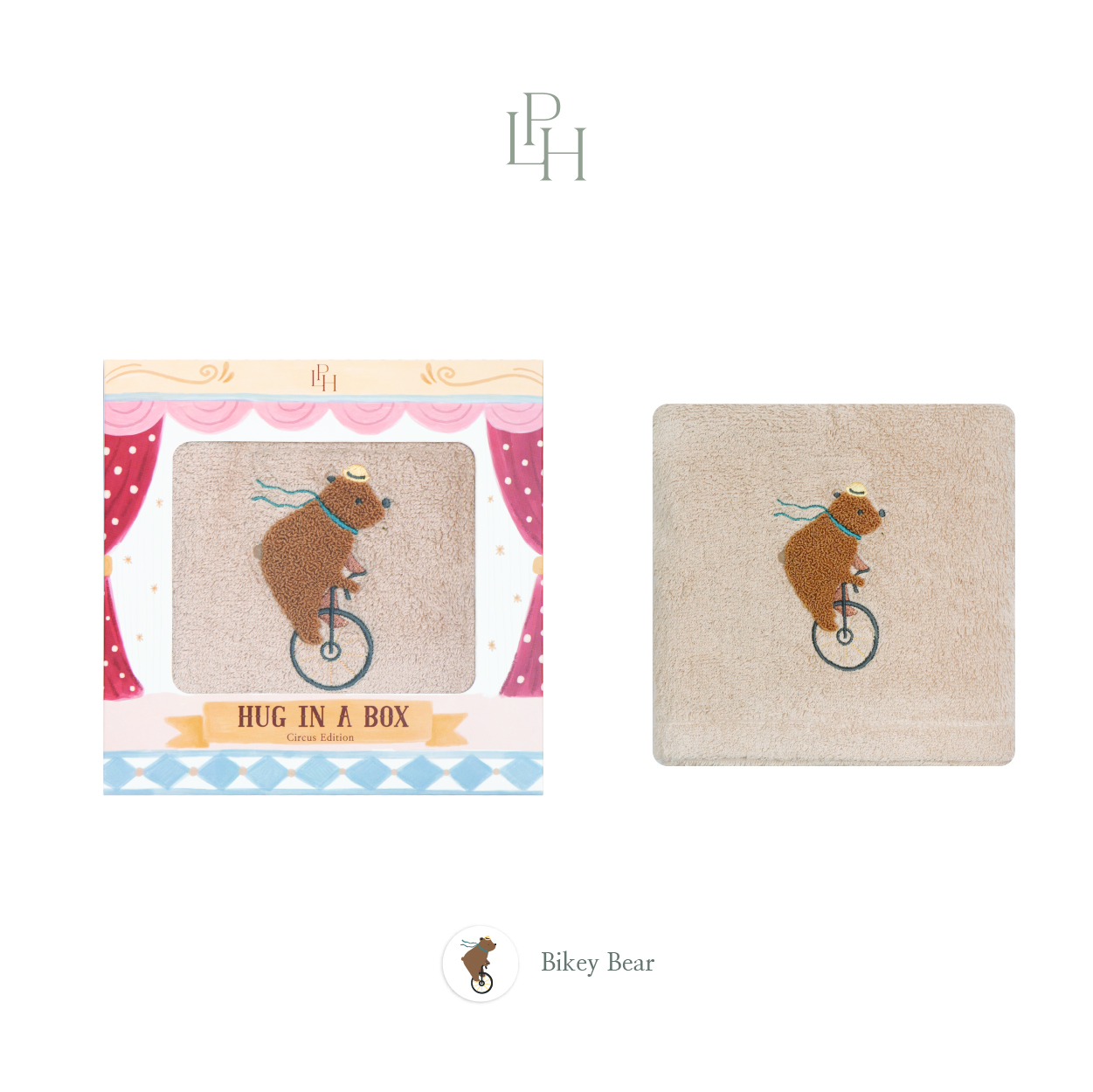 Little Palmerhaus - Hampers / Kado Handuk Katun Bayi & Anak (Hug in a Box Circus Edition - Kottn Cotton Towel)