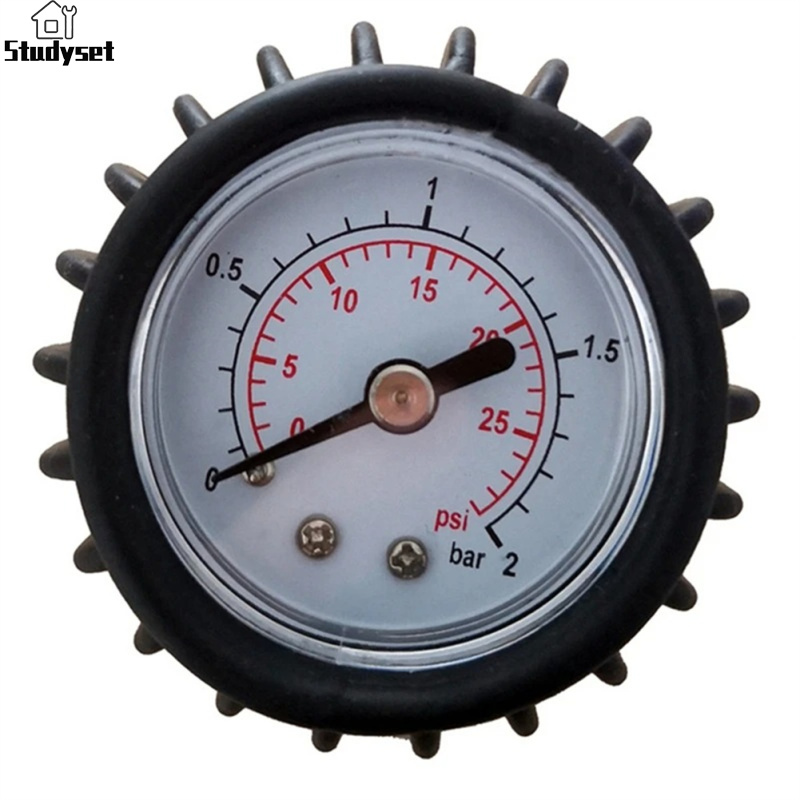Studyset Kayak Pressure Gauge Accurate 0‑2 BAR Or 0‑30 PSI Air Gauge Pointer Type Pressure Gauge Measuring Tool For Inflatable Surfboard ราคา 167 บาท*ส่งฟรี