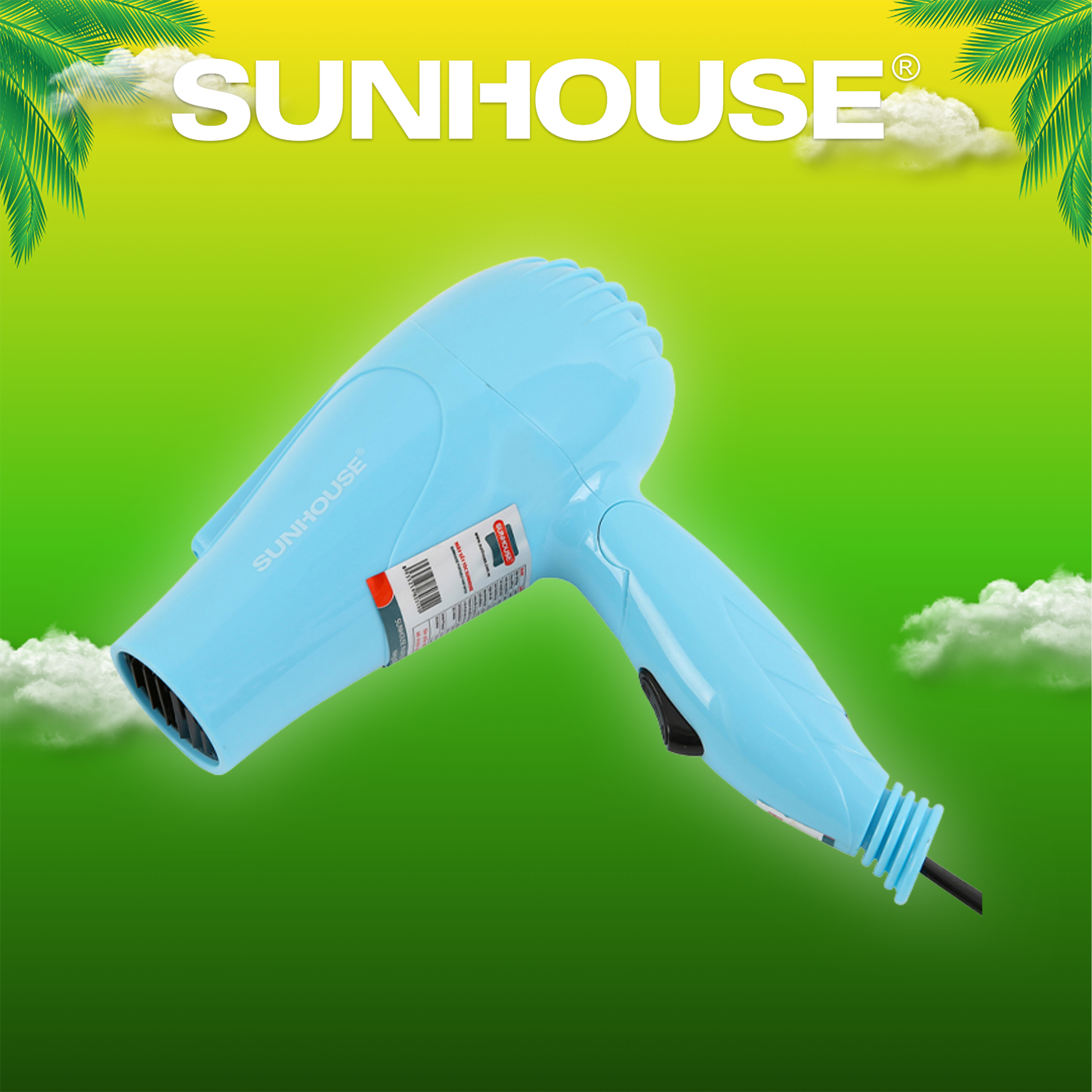 Máy sấy tóc sunhouse shd2305 - bảo hành chính hãng 12 tháng