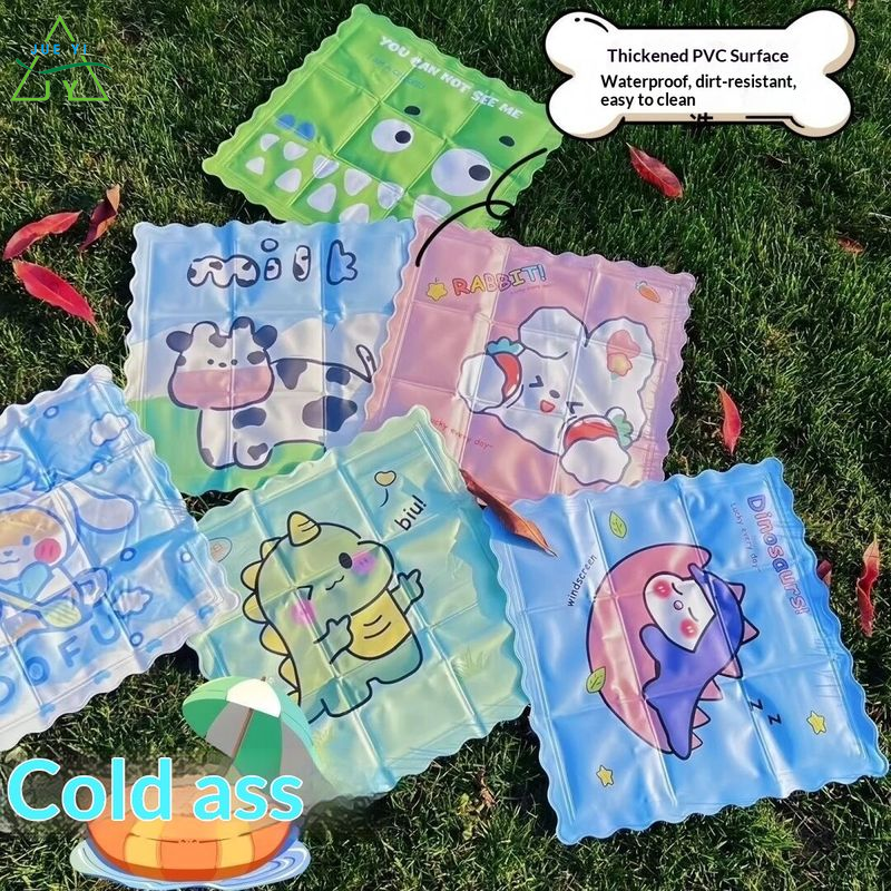 KS Summer Cartoon Cooling Ice Pad Seat Cushion with Gel Filling for Students, Cars, and Office - Cute Design Keeps You Cool Giá 31,000 Đồng*Miễn phí vận chuyển