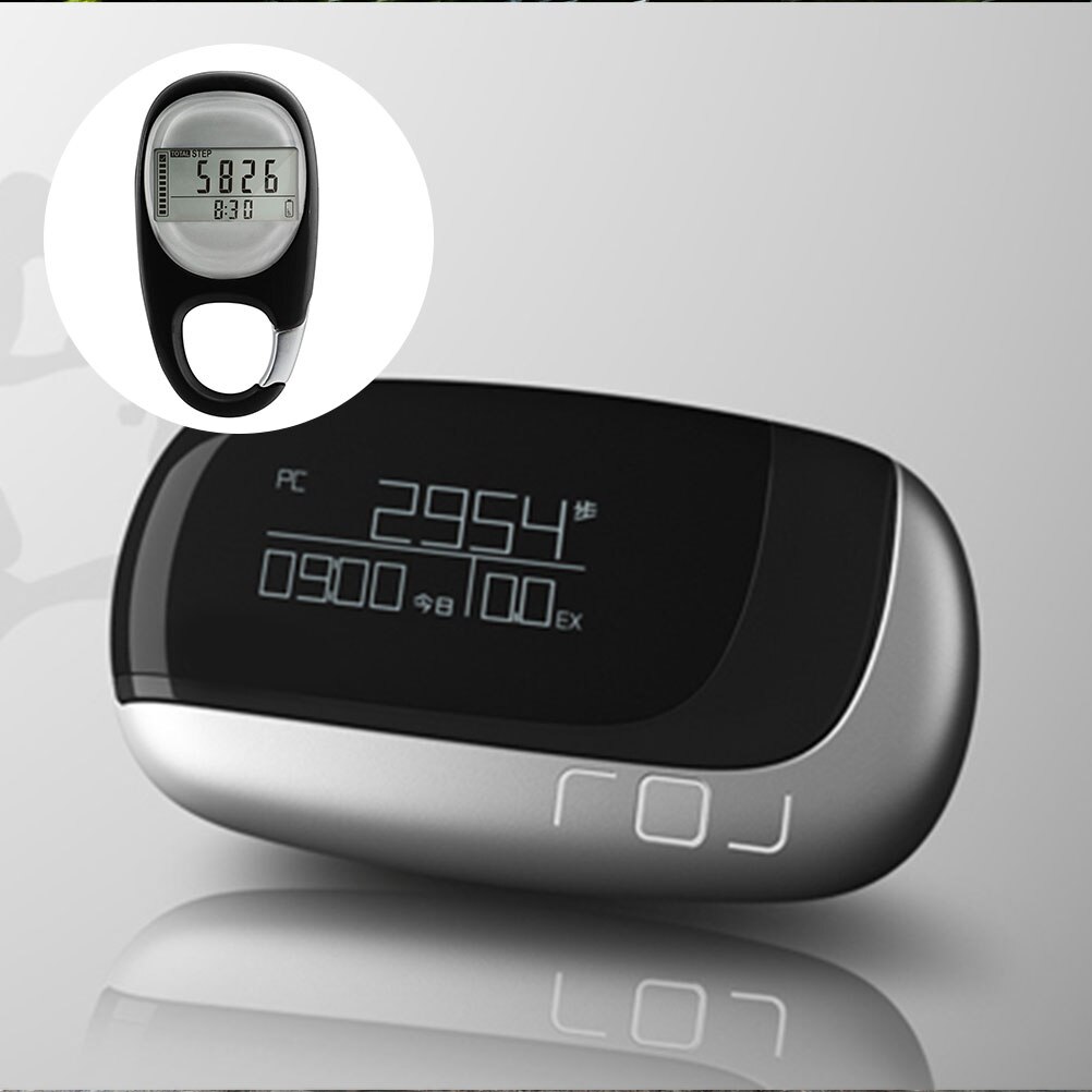 Vòng đeo tay thể thao người lớn thiết bị pedometer Móc Chìa Khóa hoạt động ghi lại bước dây phụ kiện