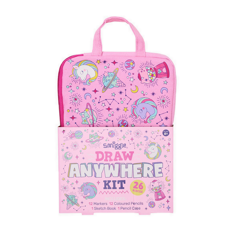 Bộ bút màu smiggle draw anywhere - igl482227pnk