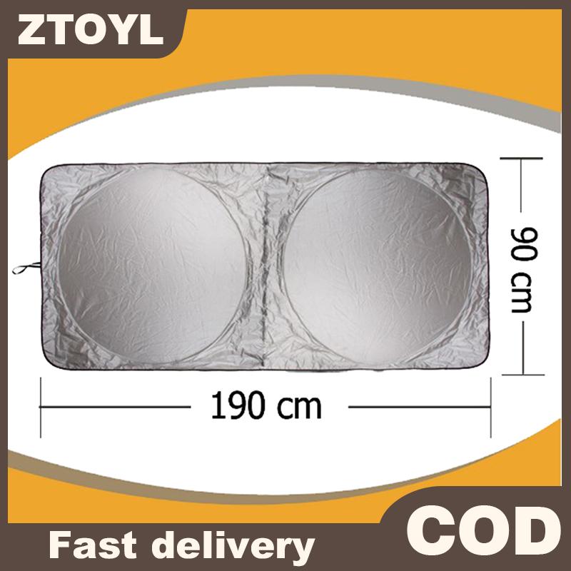 ZTOYL 1 tấm che nắng siêu lớn có thể gập lại tấm che chắn gió SUV cho xe tải xe hơi Giá 83,617 Đồng*Miễn phí vận chuyển