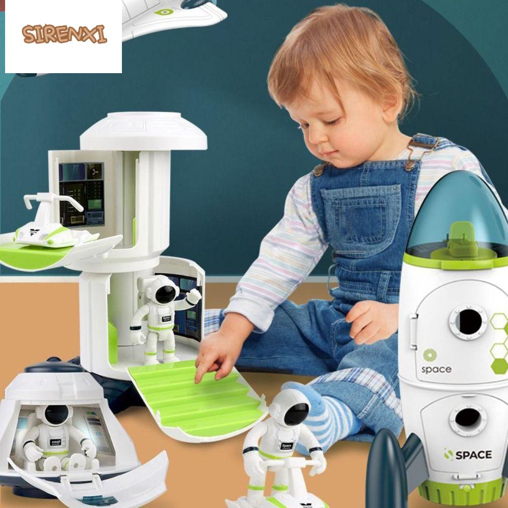 SIRENXI สถานีอวกาศ Acousto Optic Space Toys จรวดจรวด อะคูสติกออปติก โมเดลยานอวกาศ การศึกษามอนเตสซอรี่ ยานอวกาศสเตชัน ของเล่นรถรับส่งอวกาศ ของเล่นสำหรับเด็ก ราคา 1,314 บาท*ส่งฟรี