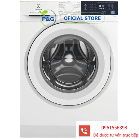 Máy giặt cửa trước 9kg inverter electrolux EWF9024D3WB Giặt nhanh tiện lợi