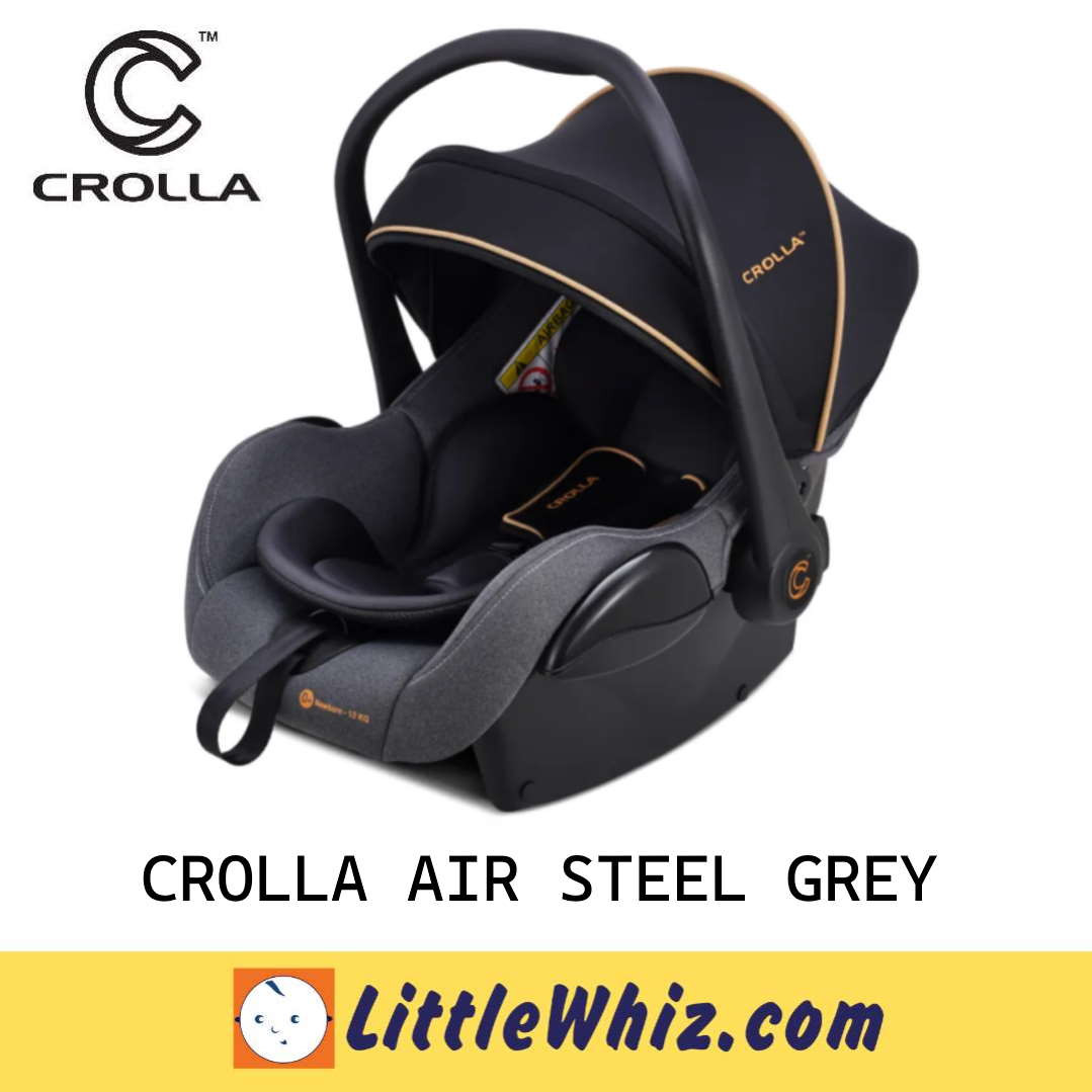 Crolla Air Infant Carrier - Steel Grey ( 1 to 1 Crash Exchange Programme )