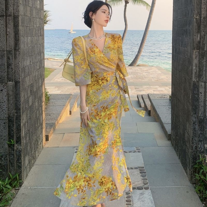 yellow gold infinity dress Yellow Marco Paul Chiffon Multiway Dress Infinity Gown Debenhams rose gold mini