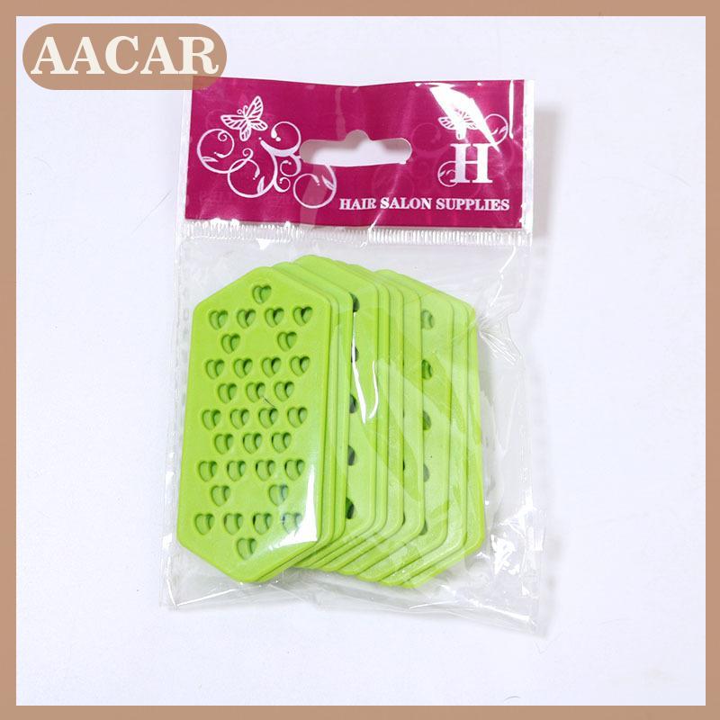 AACAR 10pcs perming kim perming traceless Spacer Pad chịu nhiệt nhựa pins perming Clips dụng cụ làm tóc phụ kiện tạo kiểu tóc