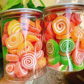 Kẹo Dẻo Xoắn Ốc Thái Lan lon 350g