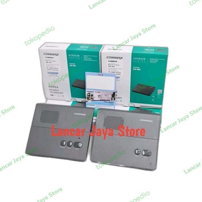 INTERCOM 2 ARAH COMMAX CM801+CM800 INTERPHONE/INTERCOM KABEL COMMAX - Elvoir Store Giá 860,000 Đồng*Miễn phí vận chuyển