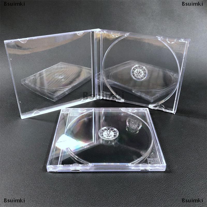 [COD] Bsuimki Nhựa trong suốt duy nhất mảnh đĩa trường hợp CD trường hợp dày CD DVD hộp đĩa