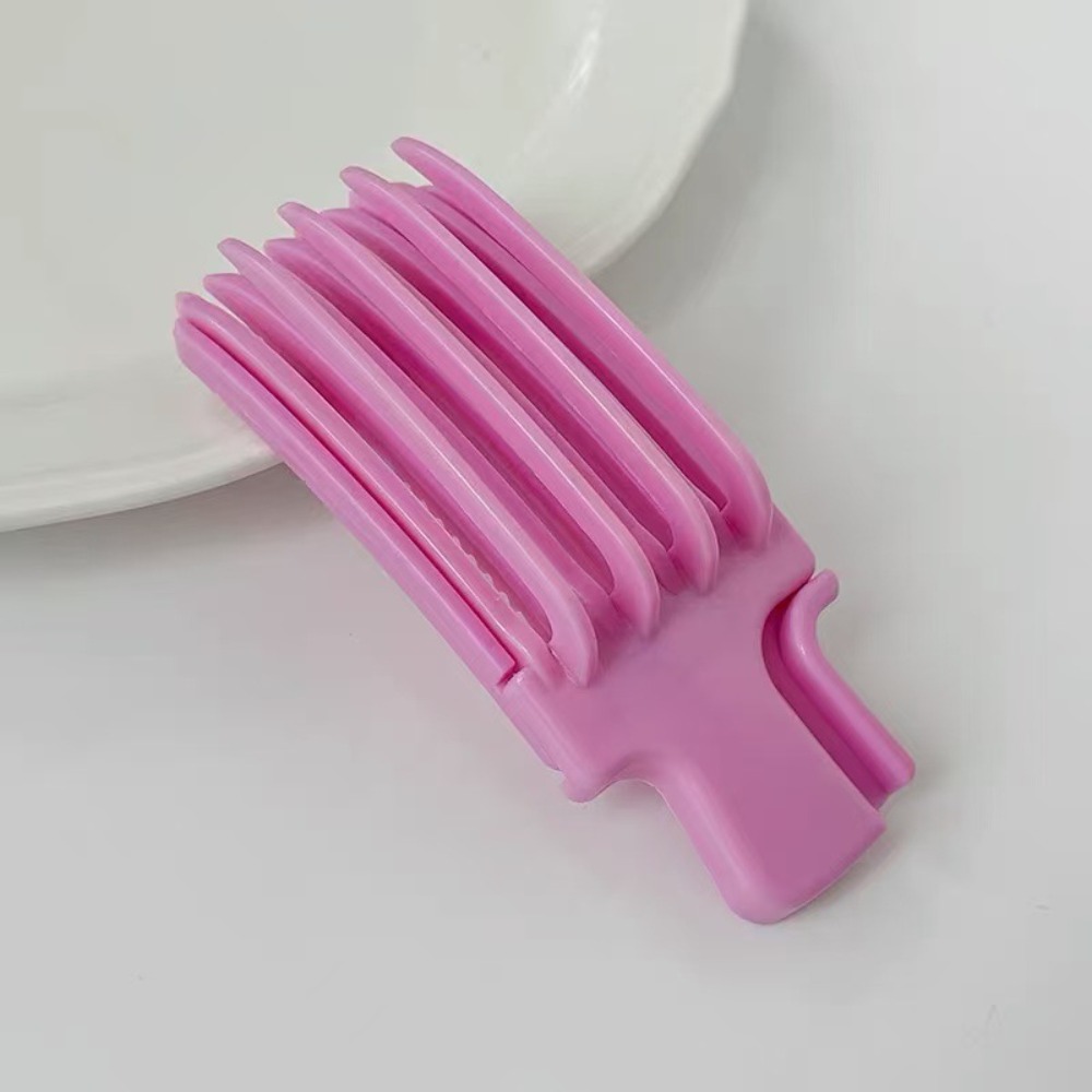 PZJBDI SHOP Màu tím Kẹp tóc bồng bềnh uốn cong cho mái tóc Di động Màu hồng Kẹp tóc cao đầu mềm mại Quà tặng sáng tạo Nhựa Lược tạo kiểu tóc xoăn cho tóc tự nhiên tạo độ phồng và tạo kiểu chân tóc - 2