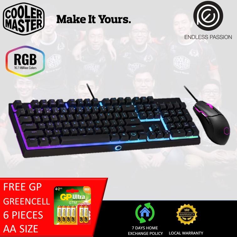Cooler Master MS110 RGB Hybrid Mem-chanical Gaming Keyboard & Mouse Combo Singapore