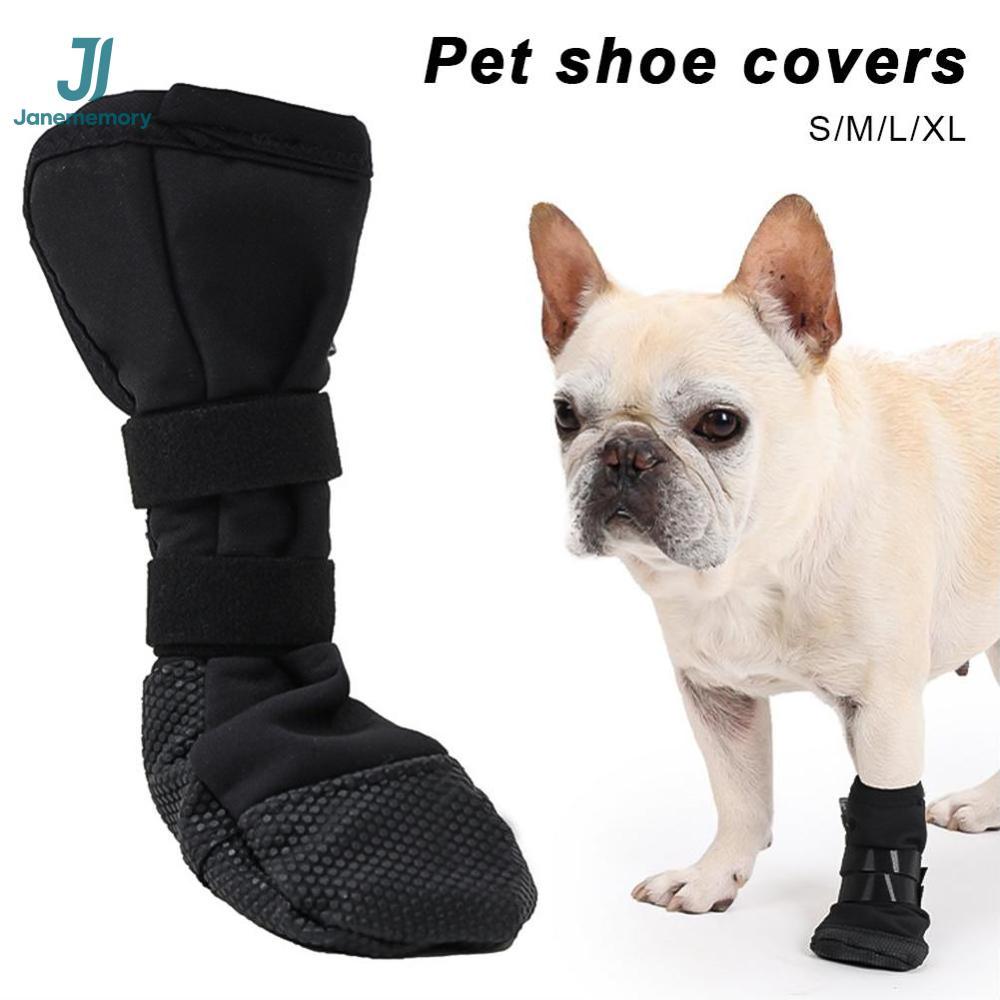 JM Pet Chân Không Thấm Nước Bìa Con Chó Sau Phẫu Thuật Chấn Thương Bảo Vệ Bìa Bốn Chân Có Thể Được Sử Dụng Bảo Vệ Con Chó Chân bọc giày Phụ kiện cho thú cưng