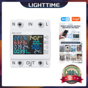 8-in-1 Digital Power Energy Meter with Wifi and HD Screen