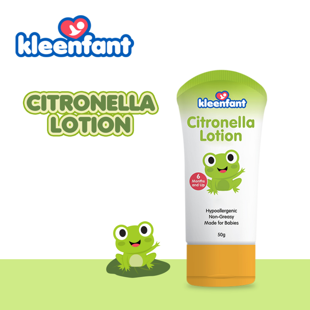 Kleenfant Citronella Collection Spray Lotion and Stick-On Patches Hypoallergenic Non-Sticky