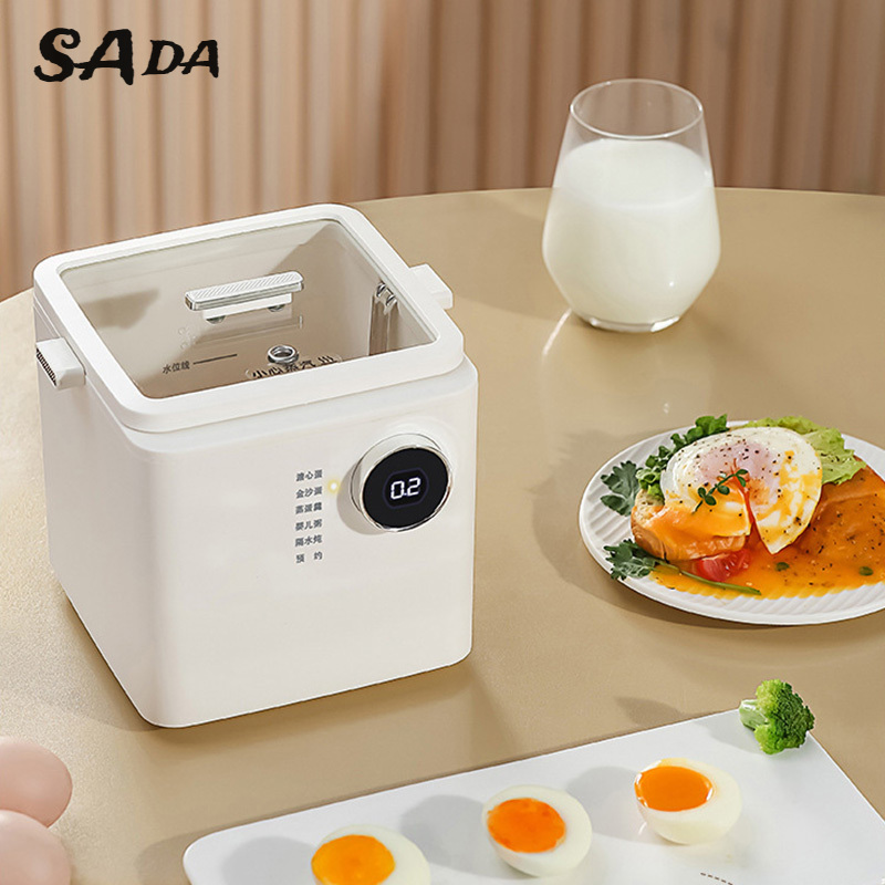 SADA Egg cooker egg steamer mini breakfast machine reservation intelligent automatic power off