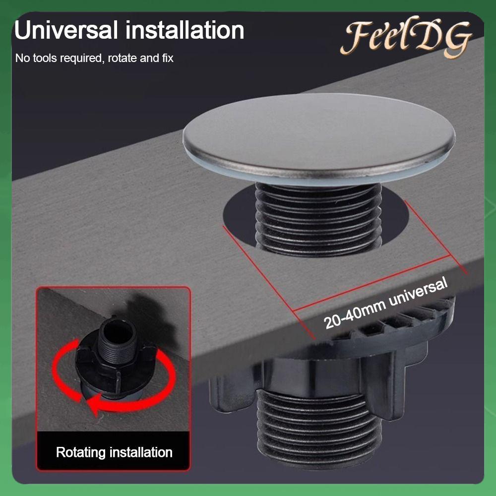 FEELDG Chống rò rỉ Nắp lỗ vòi nước Bịt kín thoát nước Nút chặn nước Nút chặn bồn rửa nhà bếp Sáng tạo Nút trang trí bồn rửa