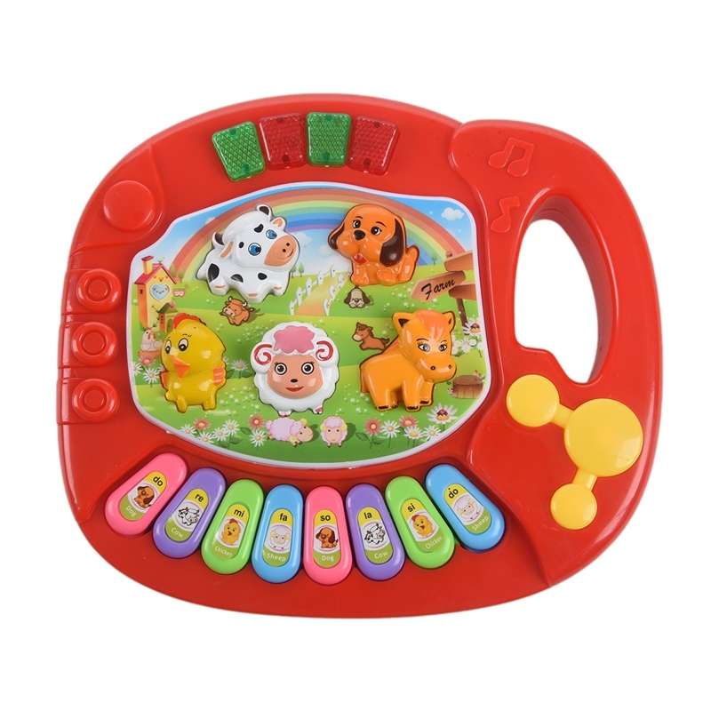 Baby Kids Musical Educational Animal Farm Piano Developmental Music Toy