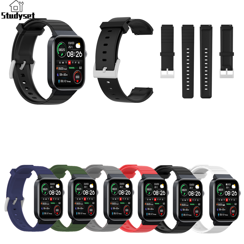 Studyset IN stock Replacement Watch Band Soft Silicone Strap Sports Bracelet Wristband Compatible For Mibro T1 Smart Watch ราคา 56 บาท*ส่งฟรี