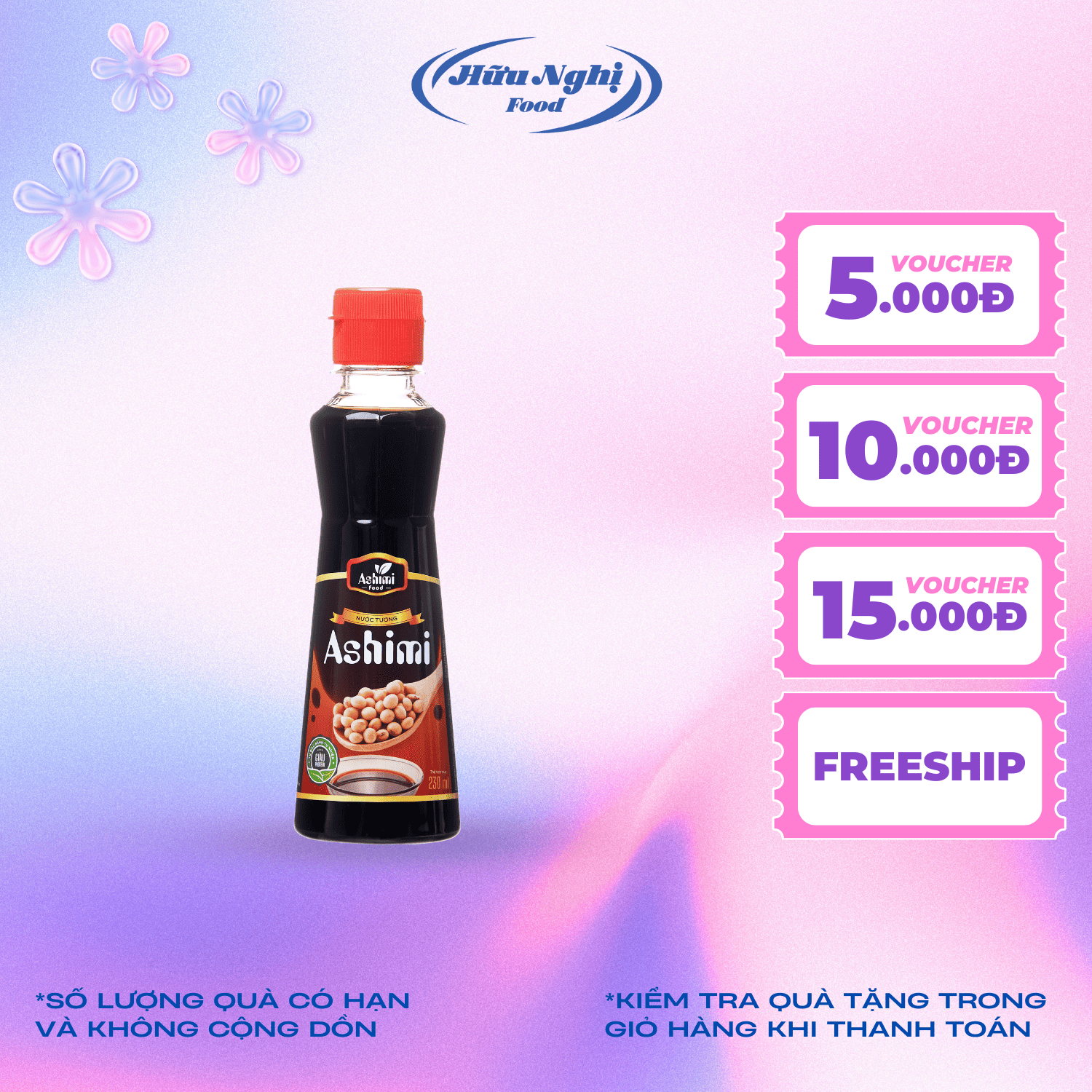 Nước Tương Ngon Ashimi Sốt Chấm Loại 230 ml