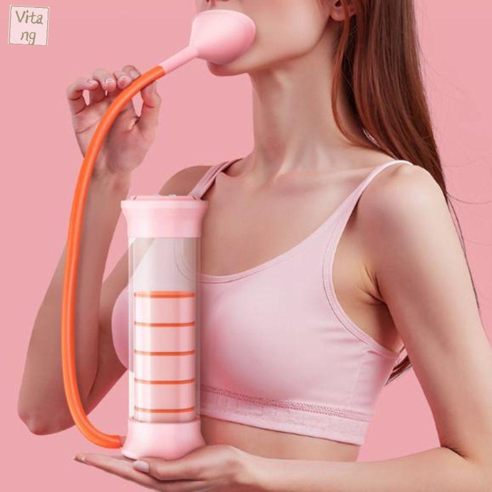 VITANG Thiết kế công thái học Máy tập tạ thở Điều chỉnh sức đề kháng Thở sâu Máy tập cơ bụng Huấn luyện viên thể dục phổi có bộ đếm Thiết bị tập thở Đang chạy
