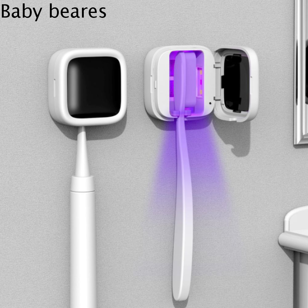 BABY Khử trùng bằng tia cực tím Hộp khử trùng bàn chải đánh răng Thiết kế di động Chức năng sấy khô Máy tiệt trùng bàn chải đánh răng UV Sản phẩm vệ sinh Kích thước nhỏ Máy khử trùng UV mini Sử dụng khi đi du lịch