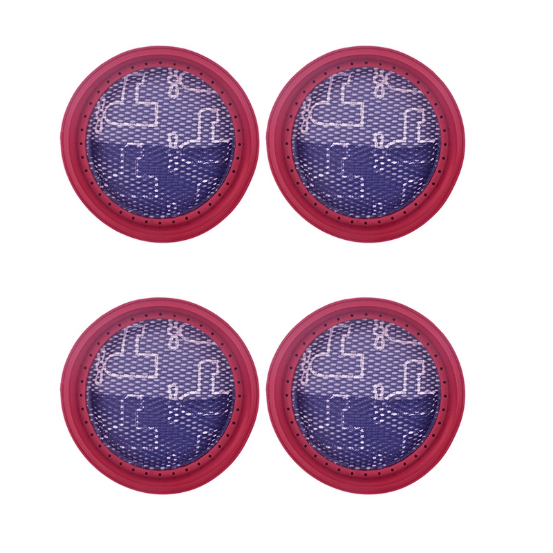 4Pcs for D18 D008Pro Hand-Held Vacuum Cleaner Round Washable Filter Meshes Filter Vacuum Cleaner Filter
