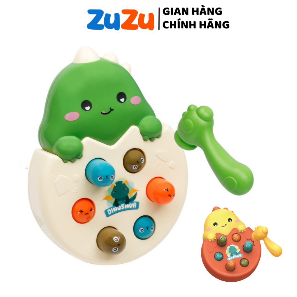 Búa đập rùa đồ chơi đập chuột hình khủng long đồ chơi cho bé
