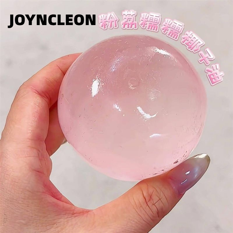 JOYNCLEON Handmade Stress Relief Squishy Ball, Crystal-like Soft Toy for Relaxation and Sensory Play ราคา 48 บาท*ส่งฟรี