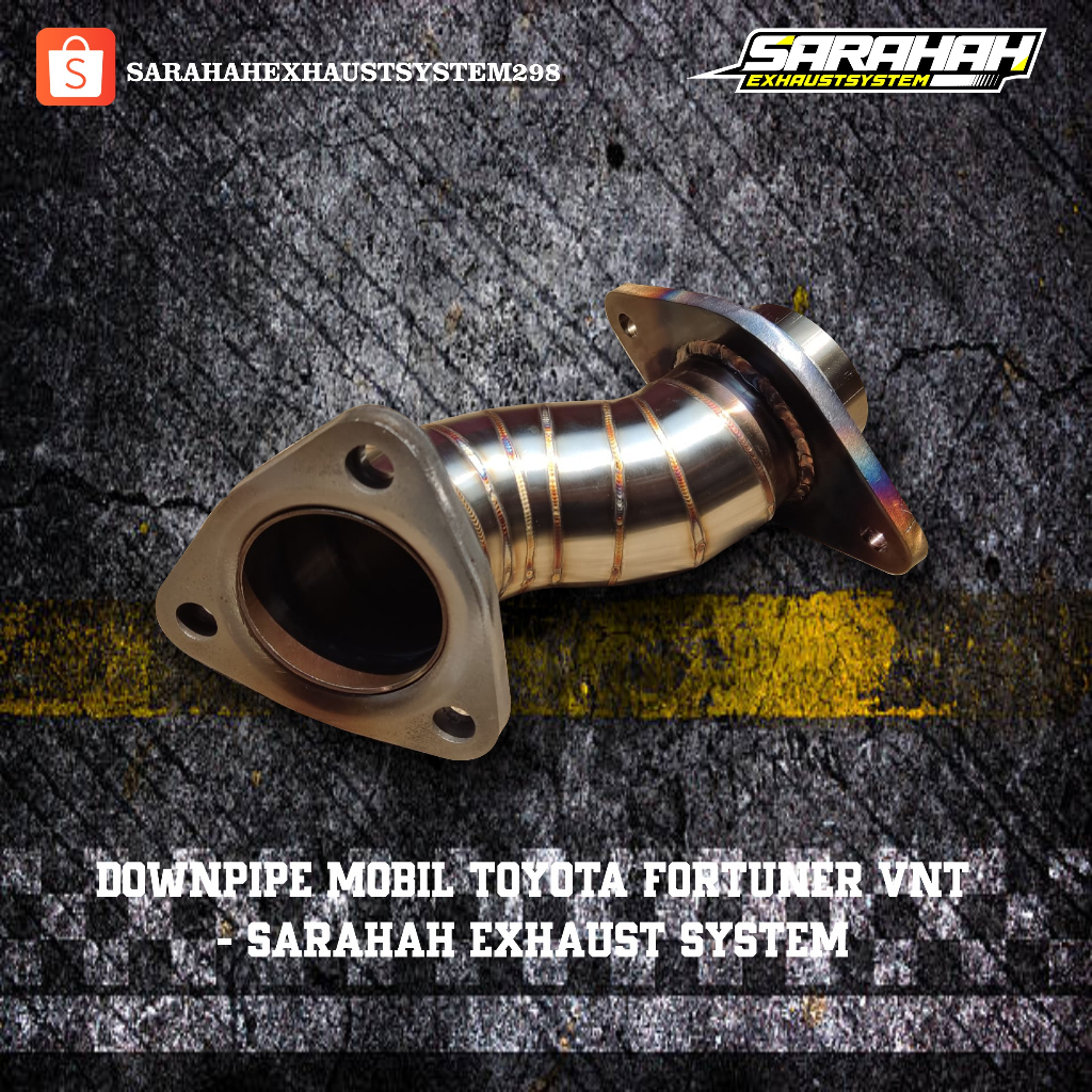 Downpipe Mobil Toyota Fortuner VNT - Sarahah Exhaust System Harga  712,500 Ringgit*Penghantaran Percuma