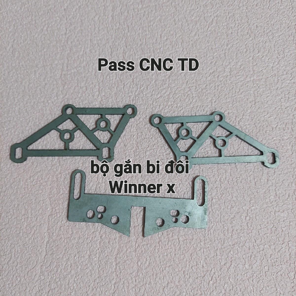 Pát gắn Bi đôi Bi lé Winner X (mẫu mới ƞhất) Phụ Tùng trợ sáng Winner X Phụ Kiện xe máy