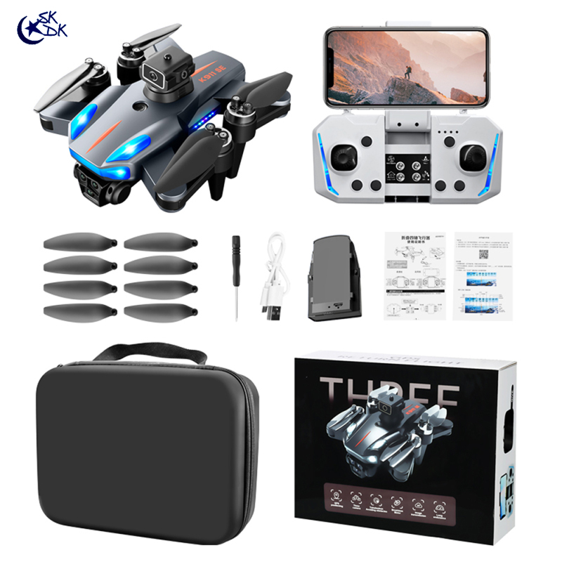 SKDK Shop K911SE GPS Drone With Camera 4K Professional 360° Obstacle Avoidance Foldable Quadcopter With Brushless Motor RC Distance 1200M ราคา 2,507 บาท*ส่งฟรี