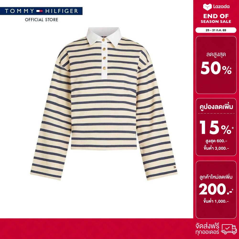 Tommy Hilfiger Women Sweatshirt Model WW0WW47457 04W - Blue Relaxed ราคา 3,645 บาท*ส่งฟรี