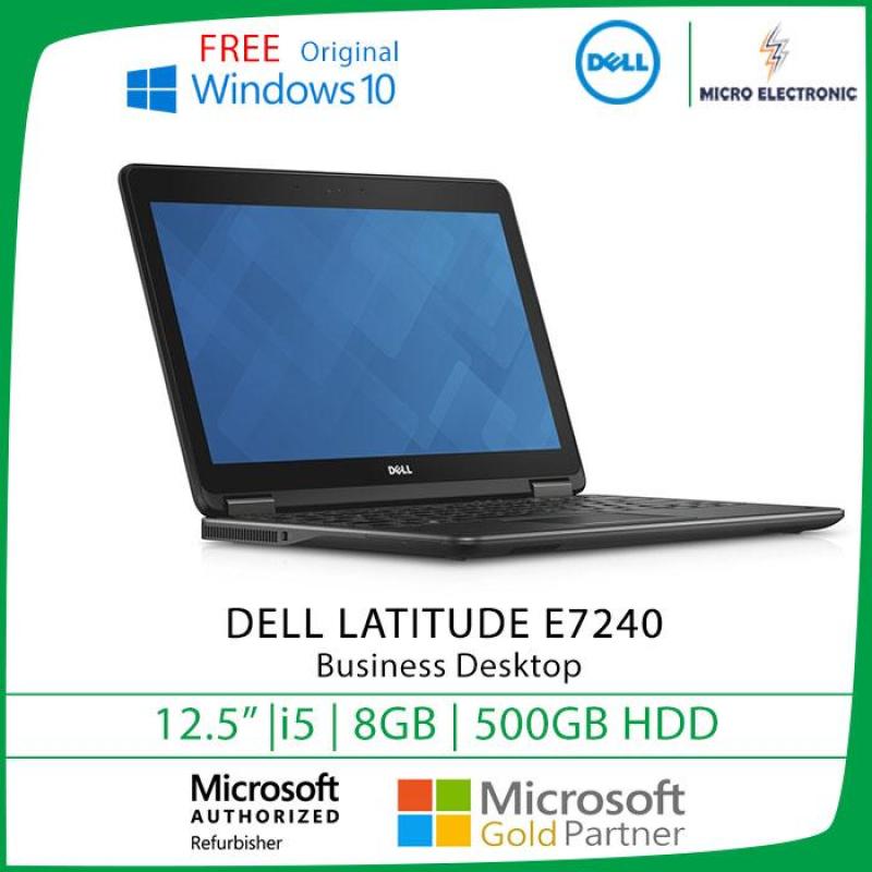 Dell Latitude E7240 12.5 i5-4300U 8GB RAM 500GB HDD Win10 Refurbished Pc Computer Digital Electronic