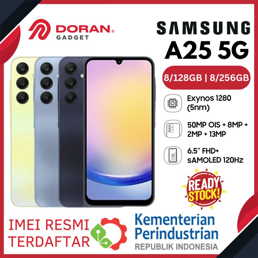 Samsung Galaxy A25 5G 8/128 | 256GB Super AMOLED - Garansi Resmi 1 Thn Harga 3,659,000 rupiah*Gratis Ongkir