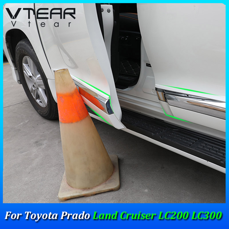 Vtear 4PCS For Toyota Land Cruiser PRADO 150 / Land Cruiser LC300 LC200 2008-2024 Car Door Anti-collision Strip Scratch Resistant Protective Cover Automotive Exterior Modification Parts ราคา 5,976 บาท*ส่งฟรี