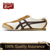 Onitsuka Tiger Mexico 66 Sneakers - White/Brown, Unisex