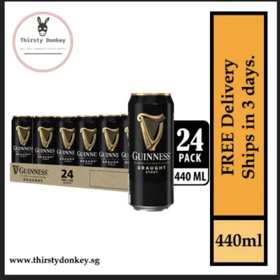Guinness Draught (440ml x 24 cans) BBD: Feb 2022