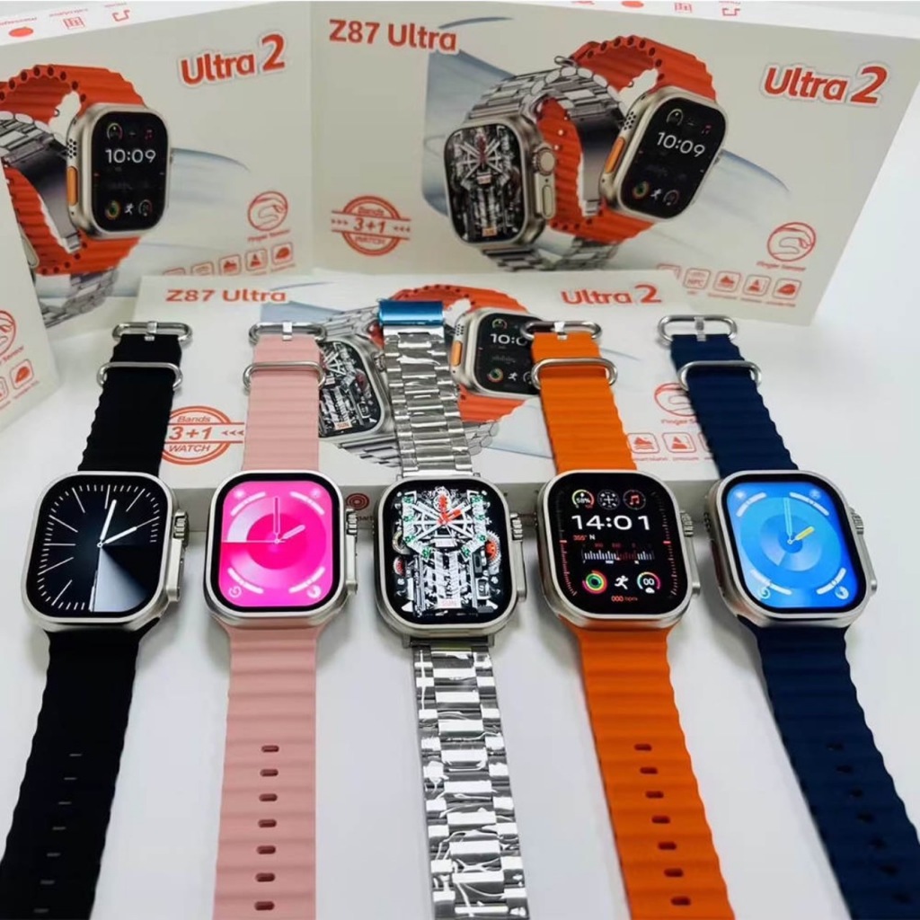นาฬิกา Z87 Pro Ultra 2 จอ 2.1 นิ้ว IPS HD วัดอัตราเต้นหัวใจ วัดแคลลอรี่ กันน้ำ เข็มทิศ Smart Watch (แถมสาย 3 ชุด) ราคา 599 บาท*ส่งฟรี