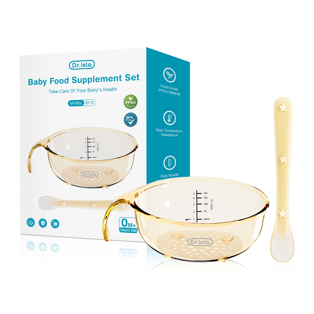 Dr.isla Feeding Essentials Set PPSU Food Grade Suitable For 0-year-old Baby Tableware BT15