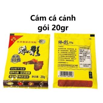 Thức ăn Cá Bảy Màu giá rẻ 20g - Cám cá Vàng Cá Bảy Màu cám cá guppy