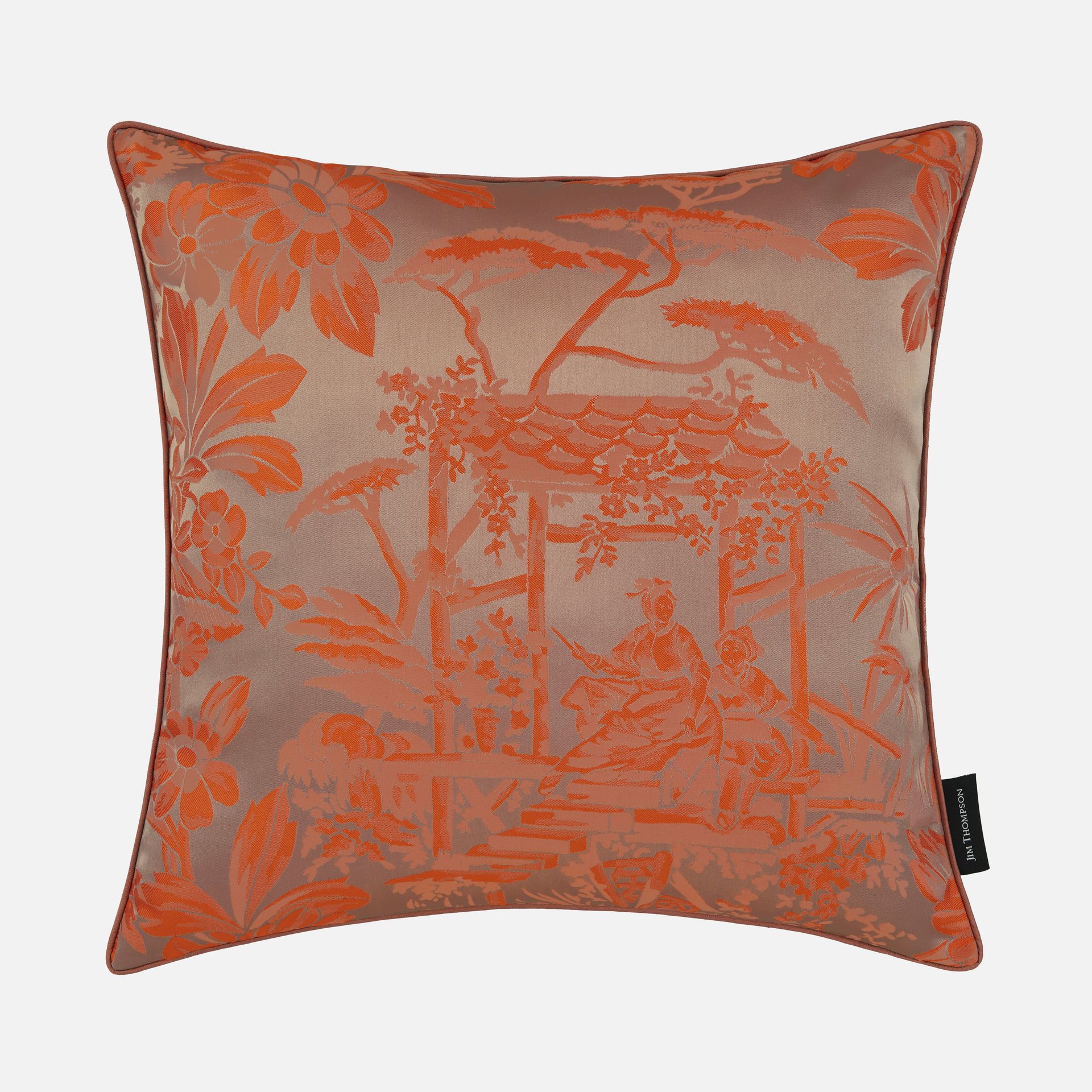 Eden Jacquard Cushion Cover 18" - Mandarin ราคา 1,600 บาท*ส่งฟรี