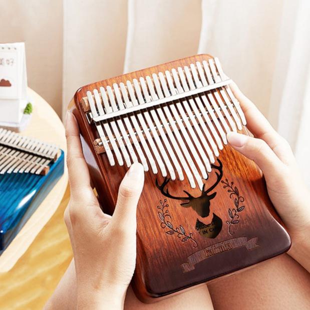 KALIMBA 21 KEY PIANO JARI ALAT MUSIK THUMB PIANO KAYU - TATA TOYS SHOP