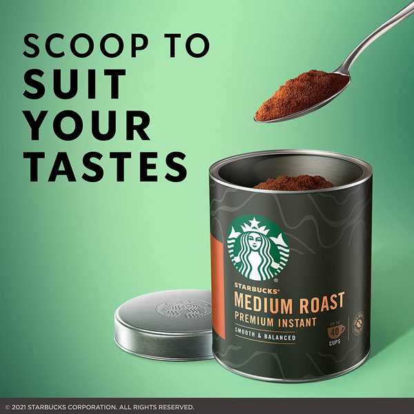 ☟On behalf of the United States imported Starbucks boutique instant pure black coffee 90g canned sugar-free American low fat baking✤