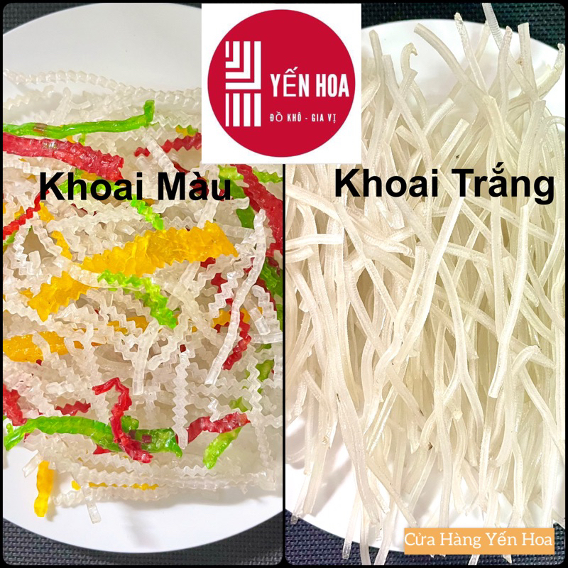 500g bột khoai màu / bột khoai trắng khô sợi dai