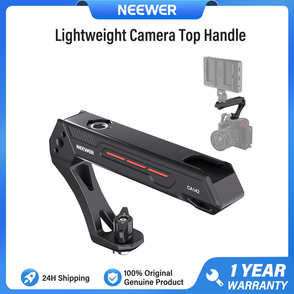 NEEWER BASIC Lightweight Camera Top Handle with 3/8" Locating Pin for ARRI, CA142