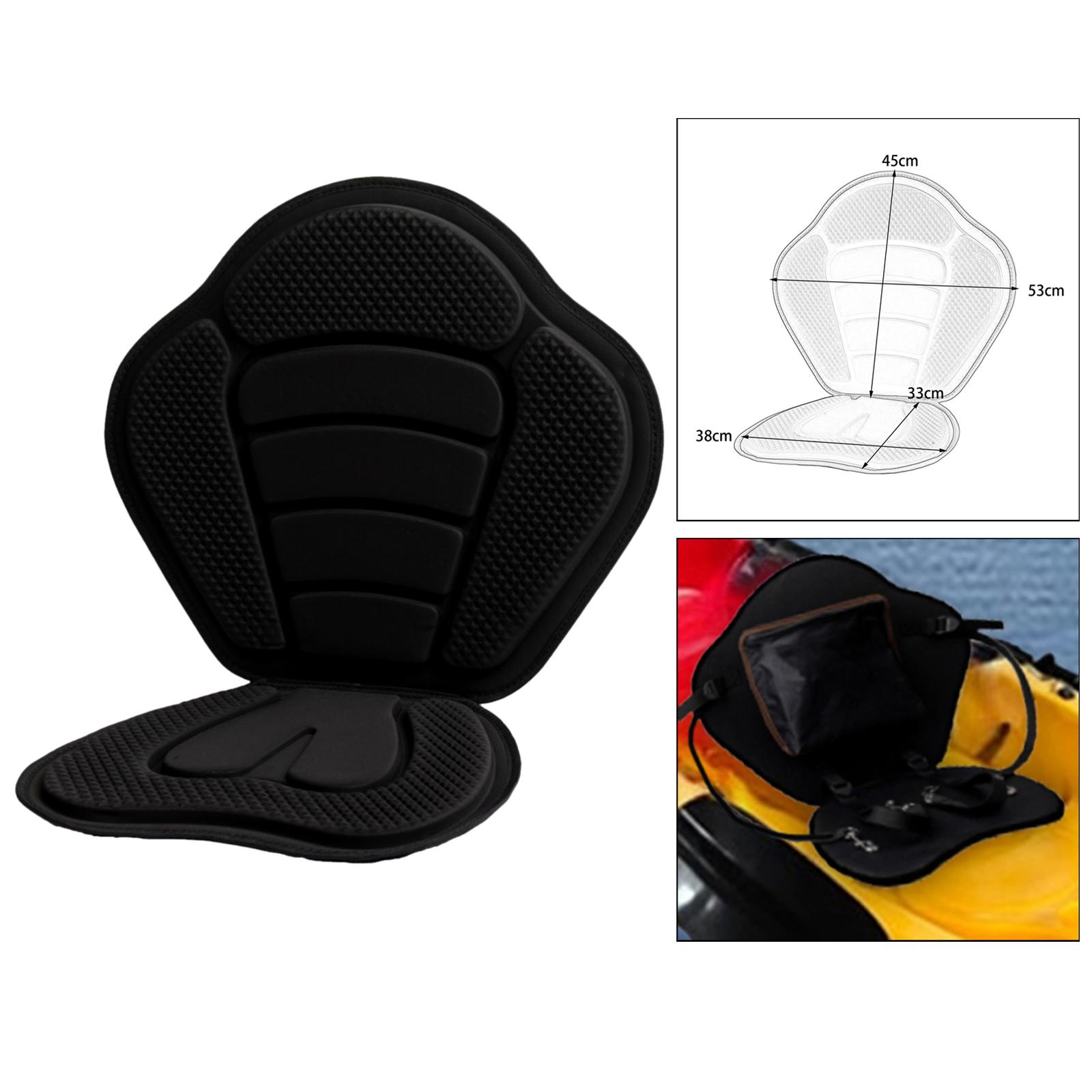 Baoblaze ghế Kayak đệm với dựa lưng, tựa lưng ngồi xuồng, ghế ngoài trời nonslip Tấm đệm ghế ngồi ph