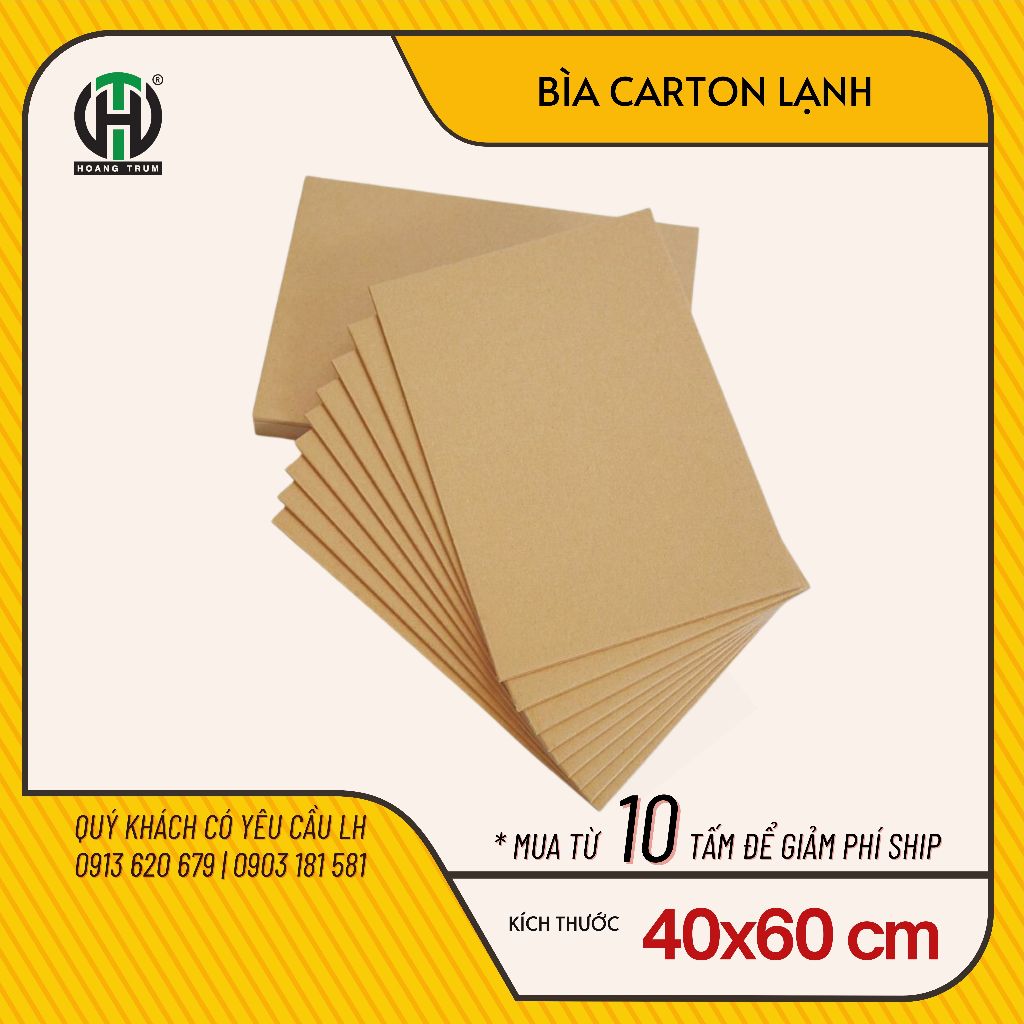 Carton lạnh KT: 40x60cm, carton tấm làm bìa sổ tay, sổ note, bìa cứng, bìa menu, đồ handmade